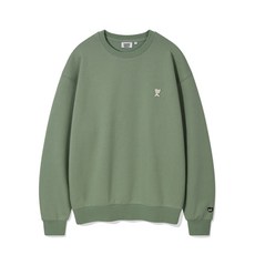 와키윌리 WACKY WILLY 시그니처 키키 와펜 맨투맨 그린