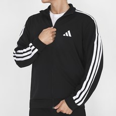 아디다스 남성 트레이닝집업 3S 레귤러핏 더블니트 트랙 재킷