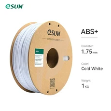 eSUN ABS+ 3D 프린터 필라멘트 1.75mm 1KG 플라스틱 프린팅 2.2 LBS 스풀 재료, 01  Mainland, 03 Cold White