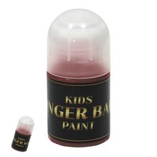 [팔마누] 그리기놀이 미술수업 미술준비물 미술놀이 핑거 볼 물감 일반색 50ml 갈색