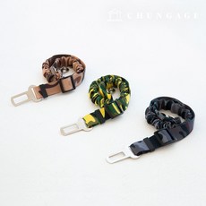 천가게 반려동물 차량용 안전벨트 자동차 안전띠 밀리터리, 01) 그린, 1개