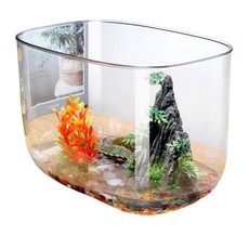 PURE ECOLOGY 壓克力魚缸 烏龜缸 小型寵物生態缸, 透明, 1個
