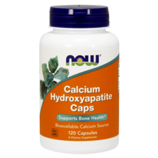 NOW Foods 鈣羥磷灰石膠囊, 120顆, 1罐