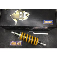 正歐規 OHLINS AK550 專用 後避震器 預儎 阻尼 可調, 1個, 黃色