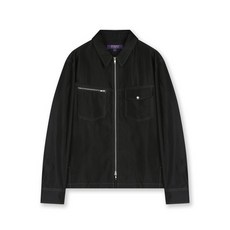 BESLOW UNBALANCED POCKET ZIP-UP SHIRKET BLACK 23FWUNPOZUSHBL 400148