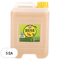 오뚜기 양조 식초, 15L, 5개