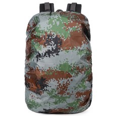 戶外背包防雨罩，防潑水、防塵、反光牛津布材質, 馬賽克迷彩,XS, 1個