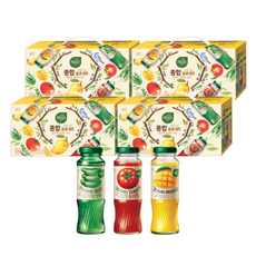 자연은 종합음료세트, 180ml, 4세트, 180ml