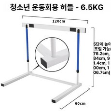 개폐형 허들 스텝 높이조절식 달리기 철제 육상 장애물, 청소년 체육대회 허들 프레임 6.5