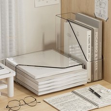 북엔드 책상책꽂이 책꽂이정리함 파일함 아크릴 투명