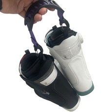 스노우보드 신발 리프터 스케이트 신발끈 스트랩 핸드 로프 스키, 옐로우(1개)