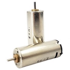 라운드 N60 미니 카본 브러시 전기 모터 DC1.5V 3V 11000RPM 1230 고속 완구 모델 액세서리 2개, 미기재, 1개
