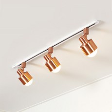 더엘이디 루나 레일조명 세트 3컬러 1m 3구 (KC인증), 블랙-블랙레일