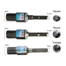 전기 해머 용 M22 드릴 비트 어댑터 변환기 SDS 다이아몬드 커넥터 인터페이스, 03 Triangle