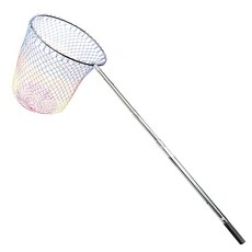 너도나도쇼핑 뜰채망+후레임+스텐 접이식 3단 뜰채대 세트, nns뜰채망 40파이+스텐 뜰채대 1.5m