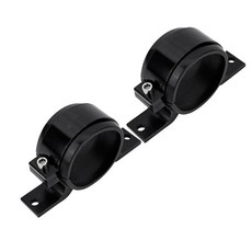2PCS 검정색 60mm 연료 펌프 단일 마운트 브래킷 연료 필터 044 BOSCH 380LPH 300LPH와 호환용 외부 브래킷 클램프 크래들, 1개, 검은색