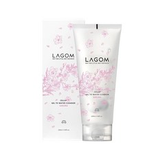 LAGOM 라고무 젤투워터 클렌저 사쿠라의 향기 아침 세안료 세안 젤 220mL 일본, 1개, 1g