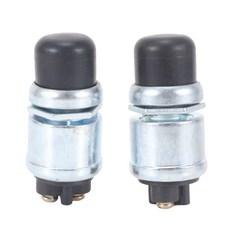 50A 12V 방수 자동차 보트 트랙 스위치 푸시 버튼 경적 엔진 시작 스타터 헤비 듀티 순간 시작 스위치, 하나, 보여진 바와 같이, 1개