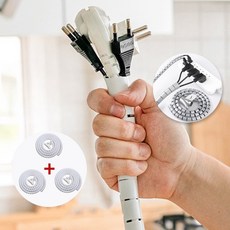 전선정리 매직 케이블 컴퓨터 책상 선정리 강아지 고양이 전기선 보호, 3개 x 1세트, 1개