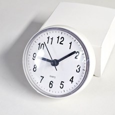 욕실용 무소음 벽시계 흡착 방수 화장실 시계, 방수시계(스카이)