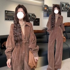 여성 정장 세트 출퇴근 정장 세트 셔츠 스타일 상의와 하이웨이스트 와이드 팬츠 시크한 여성 바지 정장 세트