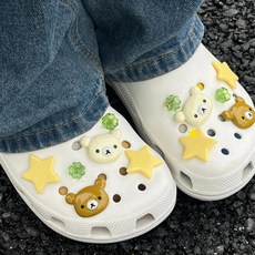 아트박스/무드바이브 리락쿠마 네잎클로버 행운 곰돌이 파츠 세트 신꾸템