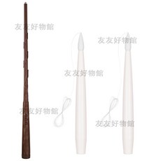 哈利波特魔法棒 懸浮LED電子蠟燭魔法棒 懸浮魔杖 萬聖節派對 蠟燭燈, 1個, 12根裝水滴頭蠟燭+1根魔法棒