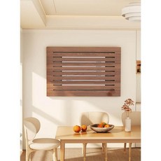 심플 전기함 커버 인테리어 그림 전기차단기 박스, 블랙월넛 루버 스타일