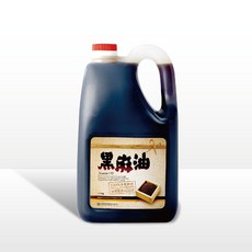 佳源油品 冷壓黑麻油 3000ml 純正無添加 低溫鮮粹 冬令進補料理適用, 1個, 3L