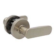 도체 2204 항균 국산 안심 방문손잡이 녹 변색없는 버튼형 레버 도어락 시공편리, 1개, 무광그레이