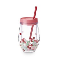 블러쉬 스템리스 와인잔 텀블러 레트로 폼 295.7ml, 1개
