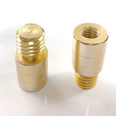 너도나도쇼핑 낚시 그물망 뜰채망 뜰망 뜰채대 뜰채 부싱 어뎁터 아답터 호환 젠더 연결 나사, 너도나도쇼핑 호환젠더12(볼트)-8mm(너트)