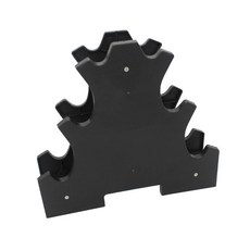 GYMII 三層啞鈴架，多層收納設計，穩固耐用，適用多種規格啞鈴，健身器材收納, 1個