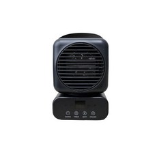 樂活不露 坦克電暖器 露營電暖爐 陶瓷電暖器 寵物暖風扇 桌上暖器 安全節能, 黑色, 暖爐