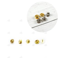 브로치 브롯찌 뱃지 고정핀 제작 DIY 만들기 부품 부속 꼭지 꼭다리 집게핀 고정 클립 핀 나비 클러치, D, 1개