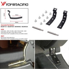 2pcs 글러브 박스 뚜껑 힌지 스냅 수리 키트 Audi A4 S4 RS4 B6 B7 8E 좌석 Exeo/ST 3R5 용 나사가있는 힌