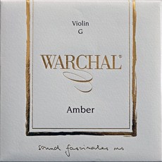 Warchal워찰 앰버 바이올린 G 스트링 실버/W코어 미디엄, 1개