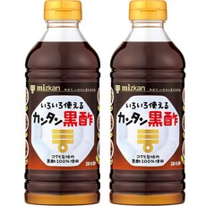 【2개 세트】미쓰칸칸탄 흑초 500mlx2개