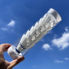 세커스 배드민턴 셔틀콕 보관통 투명케이스 콕 보관함