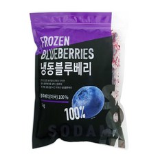 [소담푸드] 솜 냉동 블루베리 1kg / 미국산 A등급, 4개