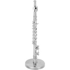 음악 애호가를 가정 사무실 데스크탑 장식용 미니어처 플루트 모형 악기 1세트 2125925, 음악 애호가를 가정 사무실 데스크탑 장식용 미니어처 플