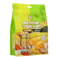 수입 현미롤 달걀노른자맛 해초 시리얼 퍼프스낵 캐주얼 간식 (원산지 말레이시아, 계란 해초 시리얼 스틱 160g