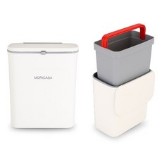 모리까사 싱크대 주방 이중 쓰레기통 냄새차단