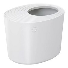 IRIS OHYAMA 桶式貓便箱, 白色, 1個