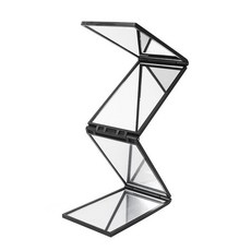 【無死角化妝鏡】360度全景四面折疊美妝鏡，便攜補妝神器, 四面折疊鏡