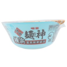 明星食品 麵神 Q彈口感 橫濱豚骨醬油 118g, 1個