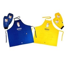 에비츄 어린이 초등학생 앞치마 토시 세트 저 남아 파