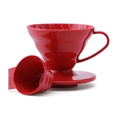 하리오 레드 컬러 플라스틱 드리퍼 1~2인용 VD-01Rpjy2+6KXG