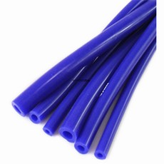 汽車改裝多尺寸內外徑矽膠真空管 洩壓閥矽膠軟管 耐高溫接駁管, 1個, 3*7MM 1米