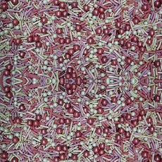 Confect 레드 화이트 & 골드 펄 케이크 스프링클 믹스 - 케이크 컵케이크 및 디저트를 위한 메탈릭 식용 장식 토핑 | 비건 글루텐 프리 너트 프리 콩 프리 유, FM47